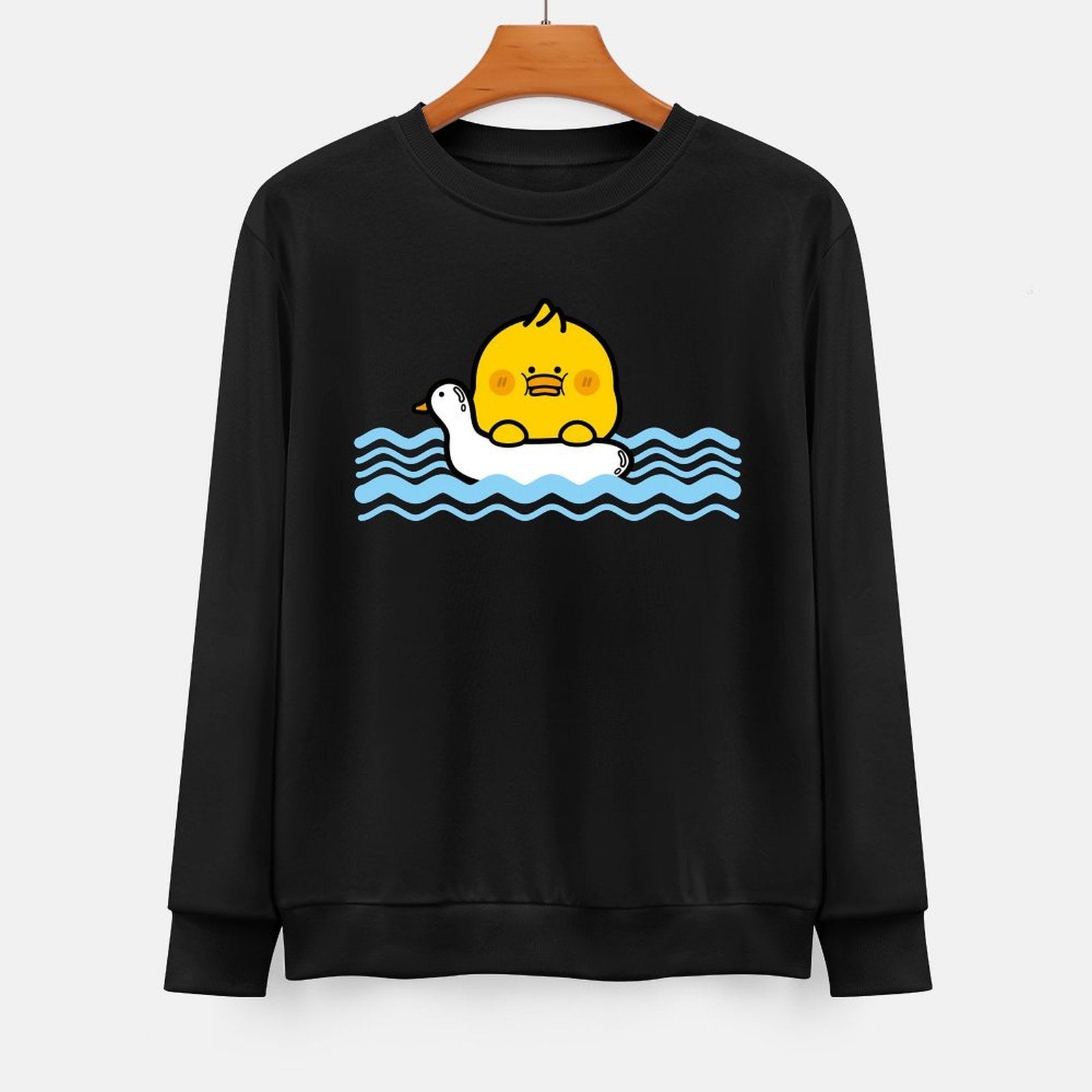 Front Patterned Long Sleeve TopSmooth ClassicFit